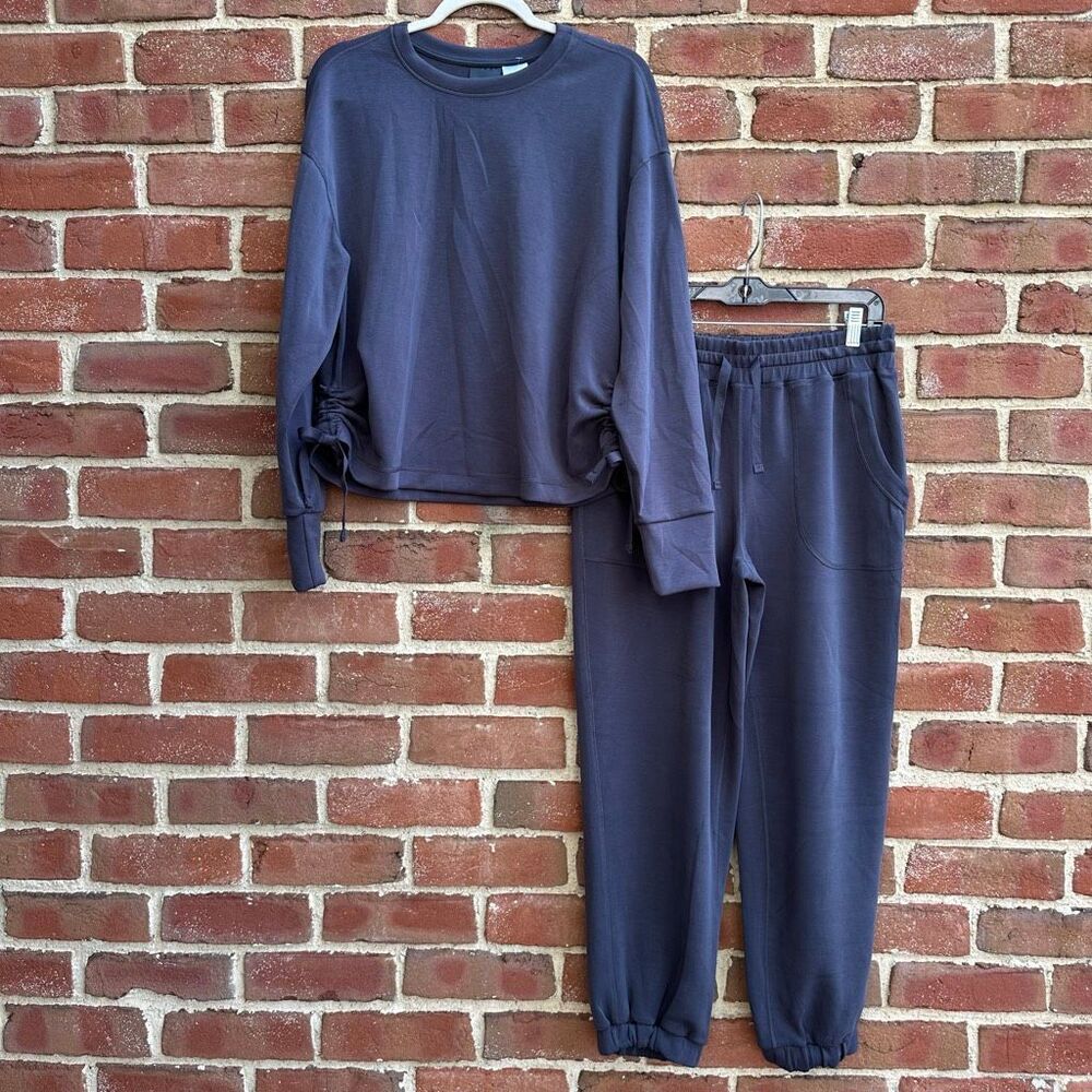 Bailey/44 $275 | Softest Sweatshirt & Jogger 2pc Set gray XS NEW - Picture 3 of 10